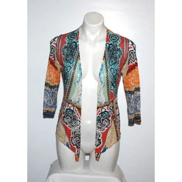 CHICO'S Women's Cardigan Wrap Sweater Size 0 S - Picture 1 of 3